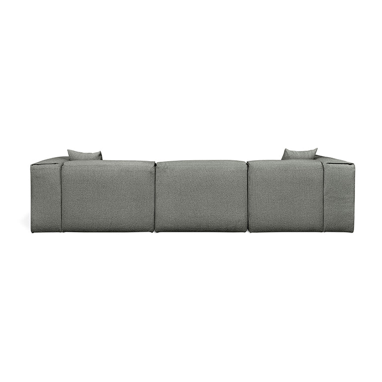 Nest Modular 5-PC Sectional in (Left Facing) Morris Scoria