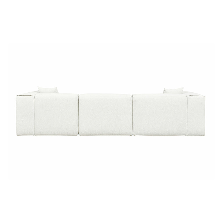 Nest Modular 5-PC Sectional in (Right Facing) Morris Bone