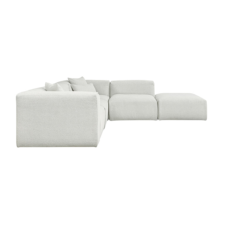 Nest Modular 5-PC Sectional in (Right Facing) Morris Fog