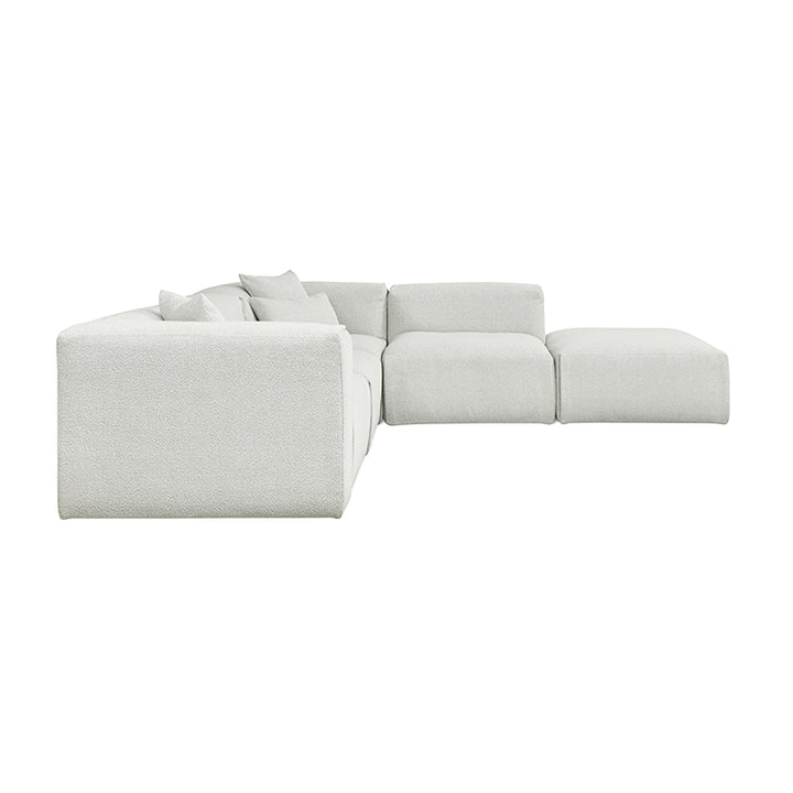 Nest Modular 5-PC Sectional in (Right Facing) Morris Fog
