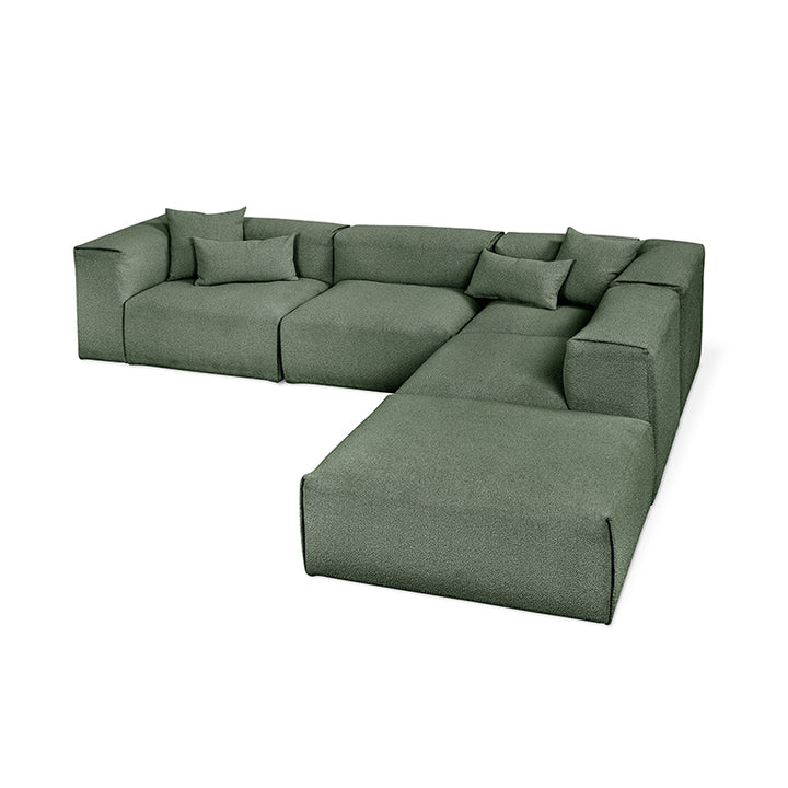 Nest Modular 5-PC Sectional in (Right Facing) Morris Pine