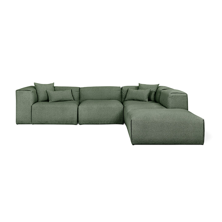 Nest Modular 5-PC Sectional in (Right Facing) Morris Pine