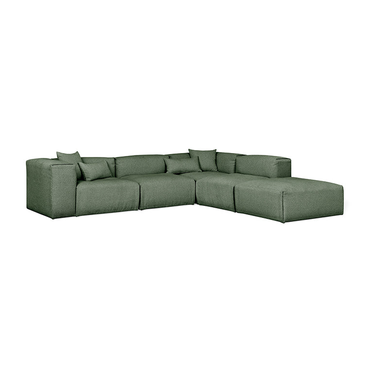 Nest Modular 5-PC Sectional in (Right Facing) Morris Pine