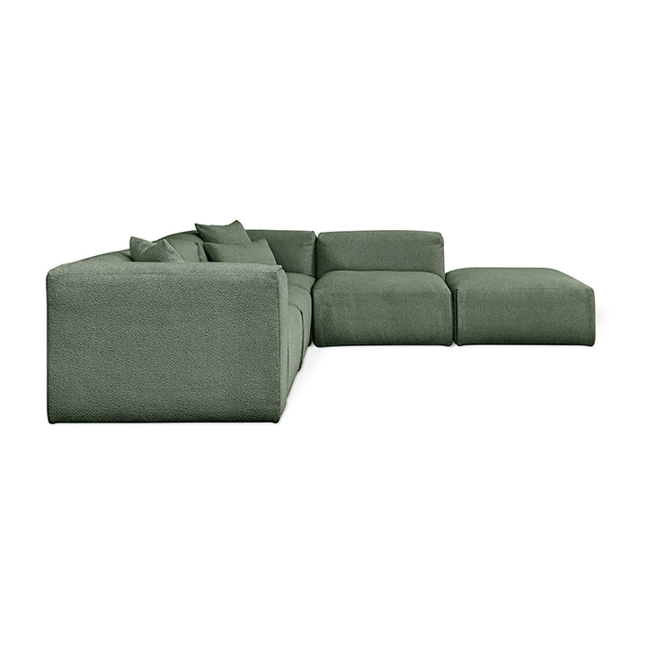 Nest Modular 5-PC Sectional in (Right Facing) Morris Pine