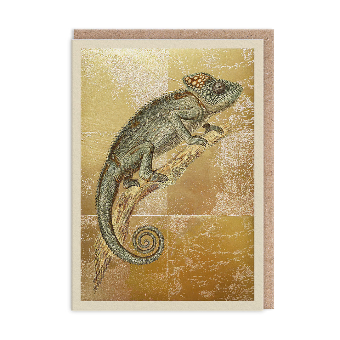 Cameleon Greeting Card