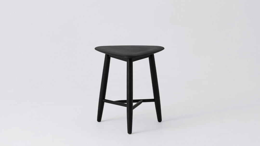 Kacia Tri End Table in Black Finish
