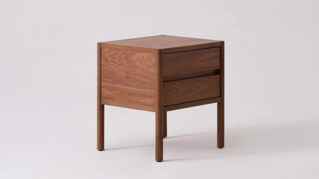 Monarch Double Drawer Nightstand