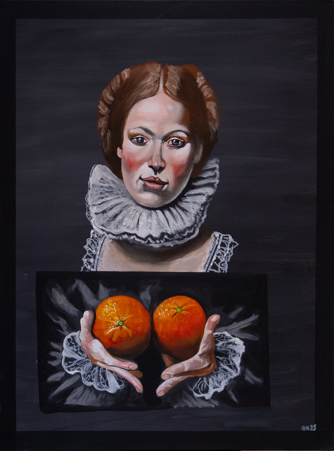 Oranges | Acrylic Painting on Canvas by Robert Moore