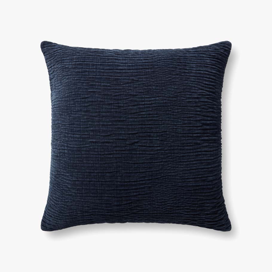 Navy Velvet Cushion 22"x22"