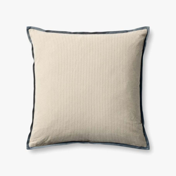 Jeremiah Blue Stripe Cushion 22"x22"