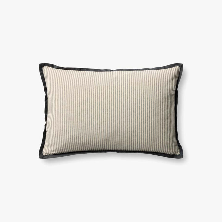 Jeremiah Black Stripe Cushion 13"x21"