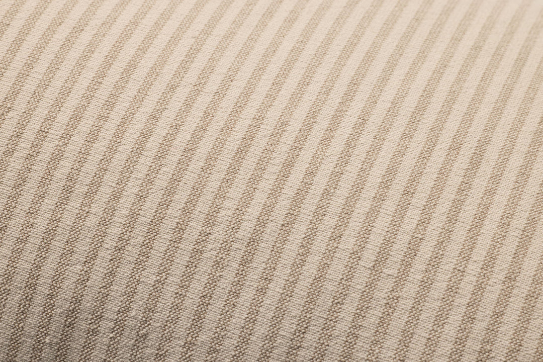 Jeremiah Brown Stripe Cushion 12"x27"