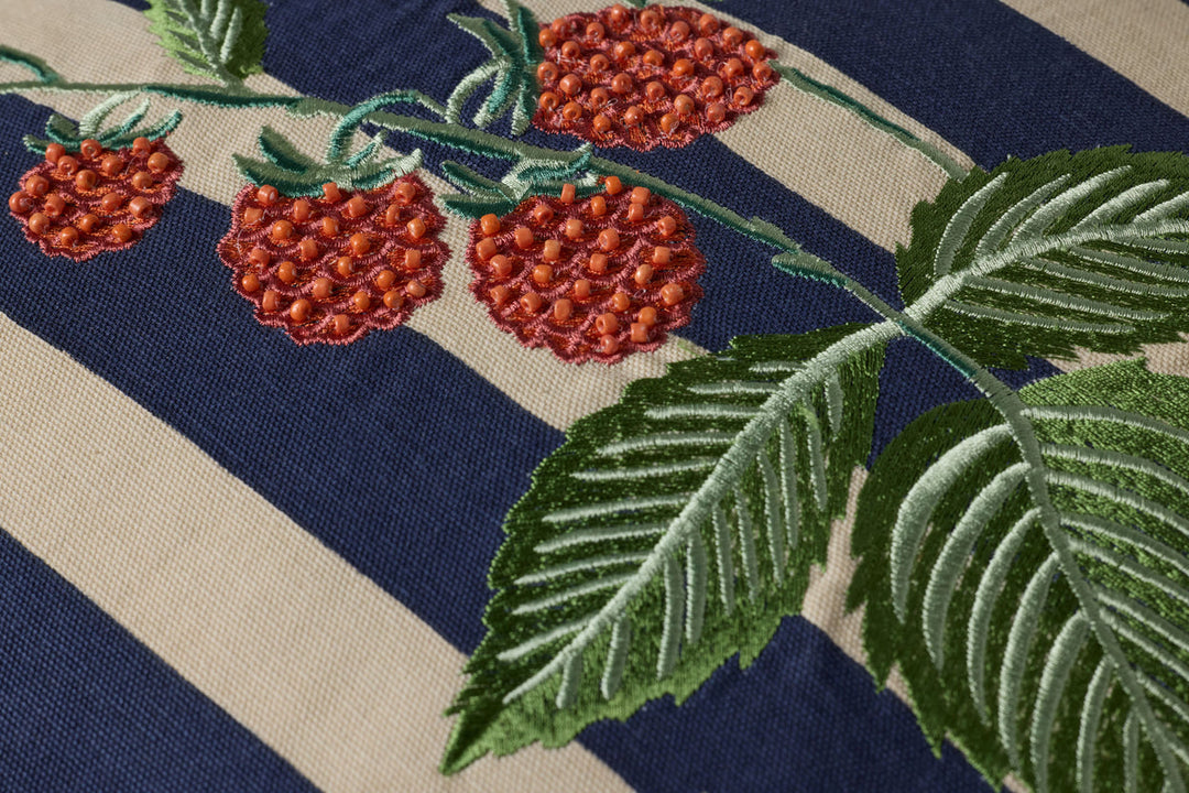 Raspberries Cushion 18" x 18"