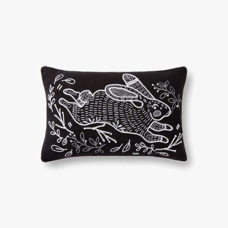 Embroidered Bunny Cushion