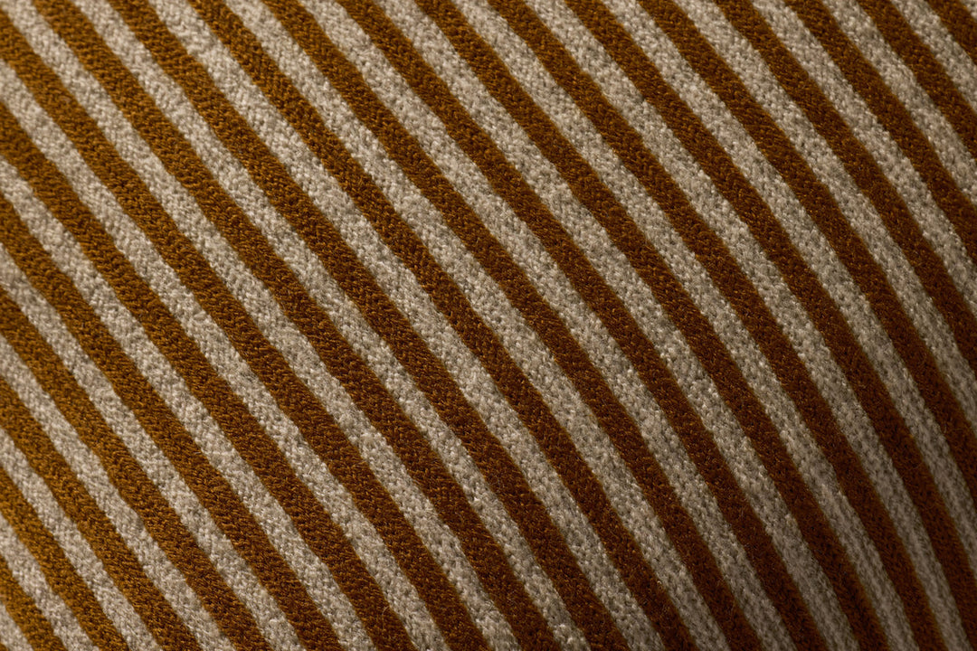 Striped Cushion, Mustard 18" x 18"