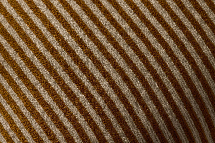 Striped Cushion, Mustard 18" x 18"