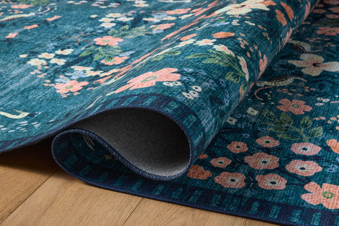 Rifle Paper Co. x Loloi Palais Teal Rugs