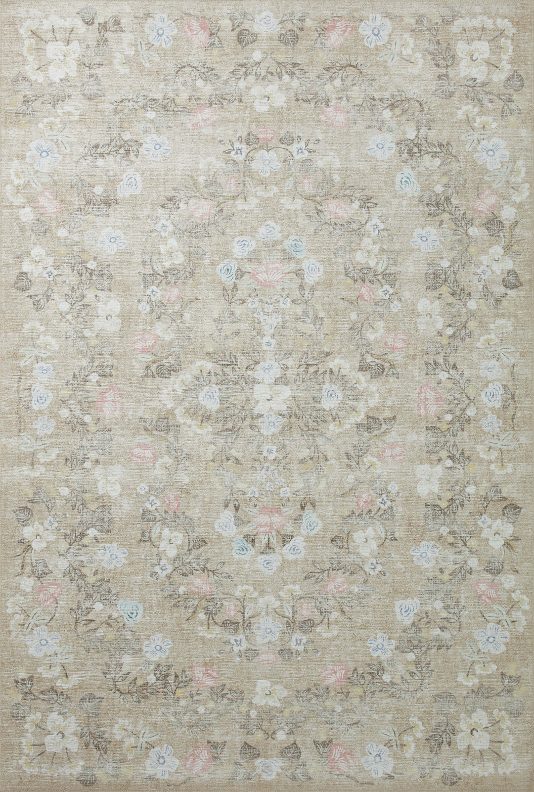 Rifle Paper Co. x Loloi Palais Khaki Rugs