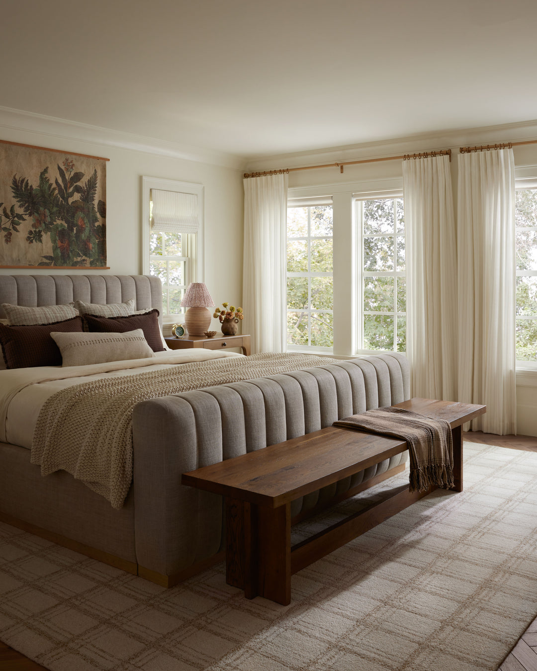 Chris Loves Julia x Loloi Polly Cream / Sand Rugs