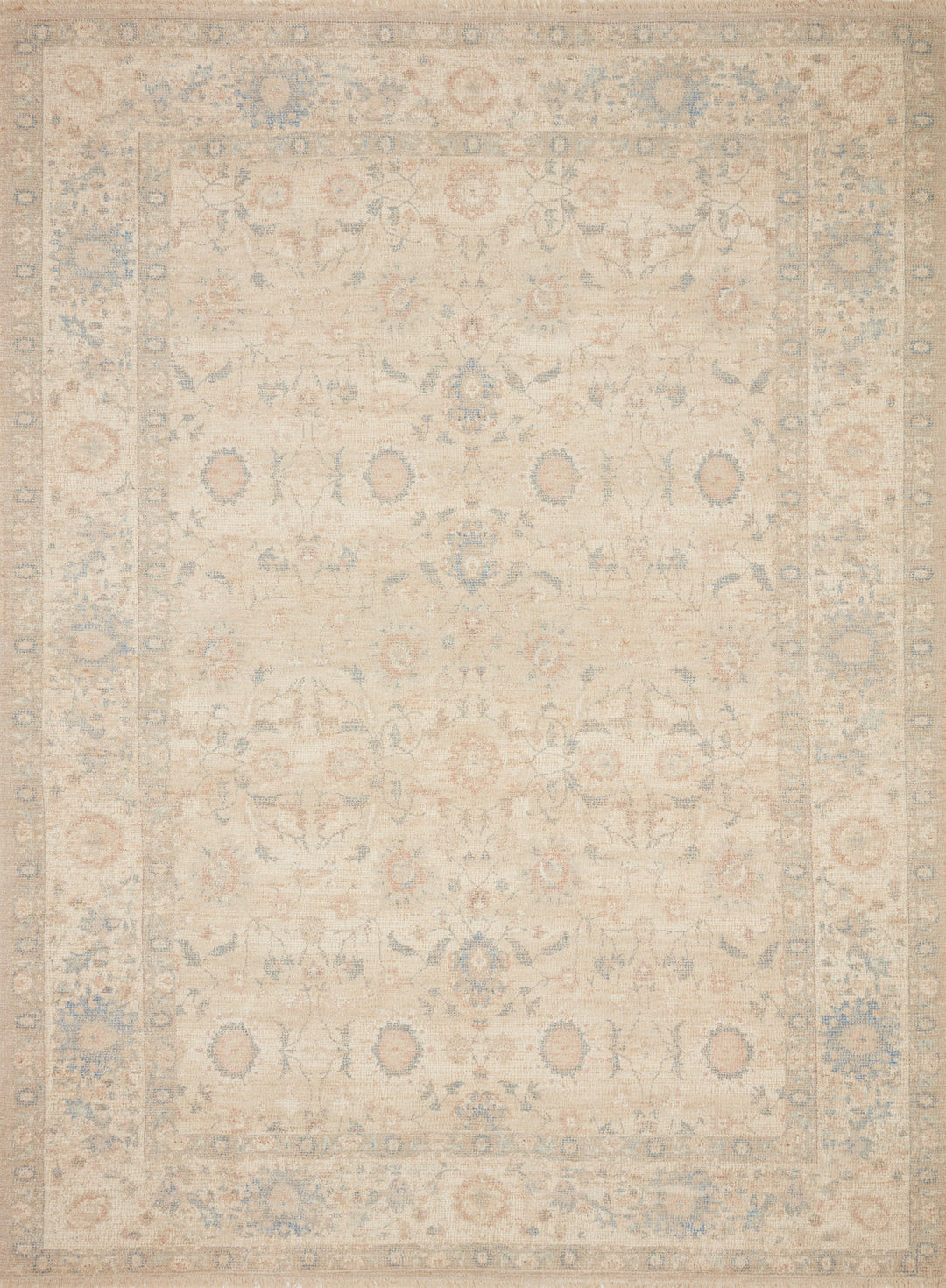 Loloi Priya Natural / Blue Rugs