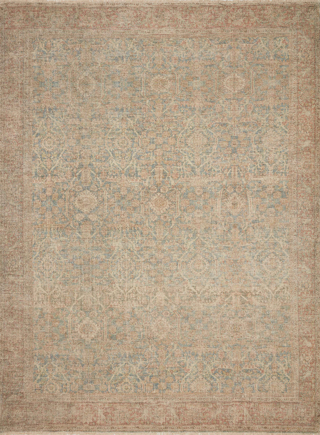 Loloi Priya Denim / Rust Rugs