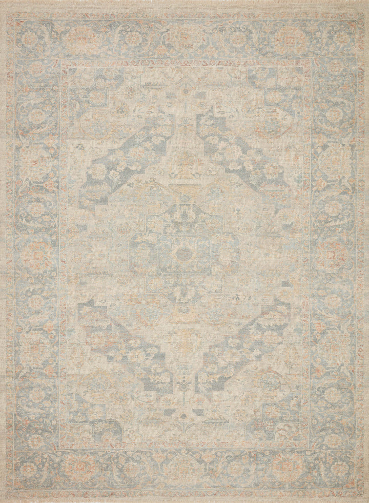 Loloi Priya Bone / Bluestone Rugs