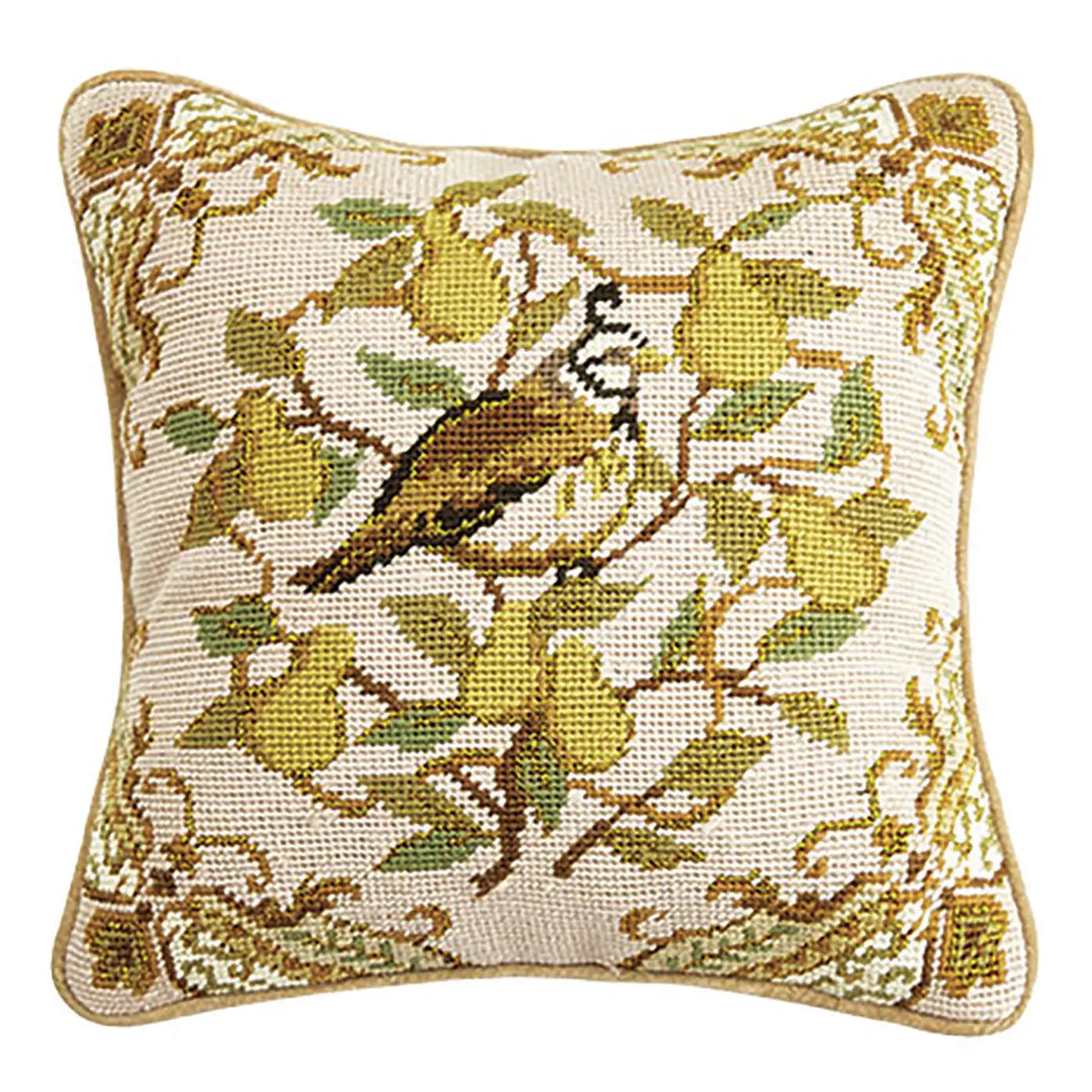 Partridge Needlepoint Cushion