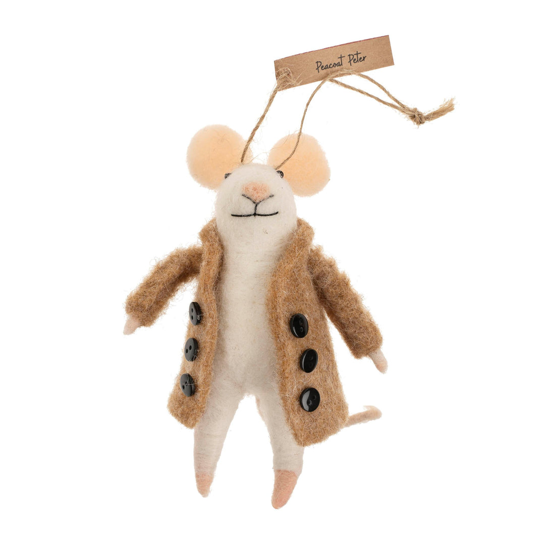 Felt Mice Peacoat Peter