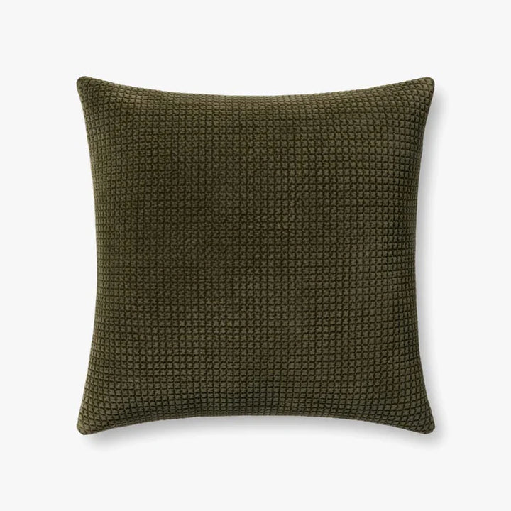 Quilted Olive Cushion