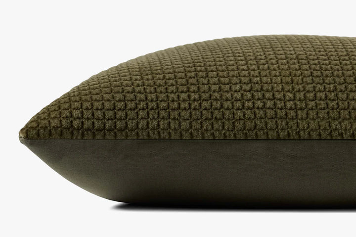 Quilted Olive Cushion