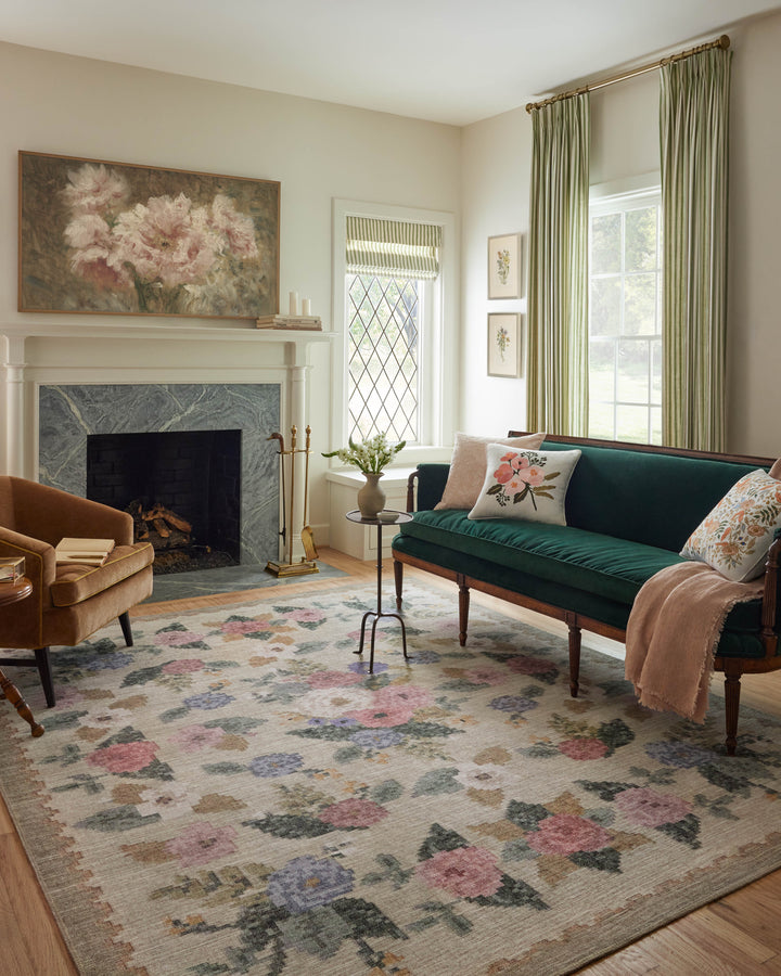 Rifle Paper Co. x Loloi Rosa Cream Rugs