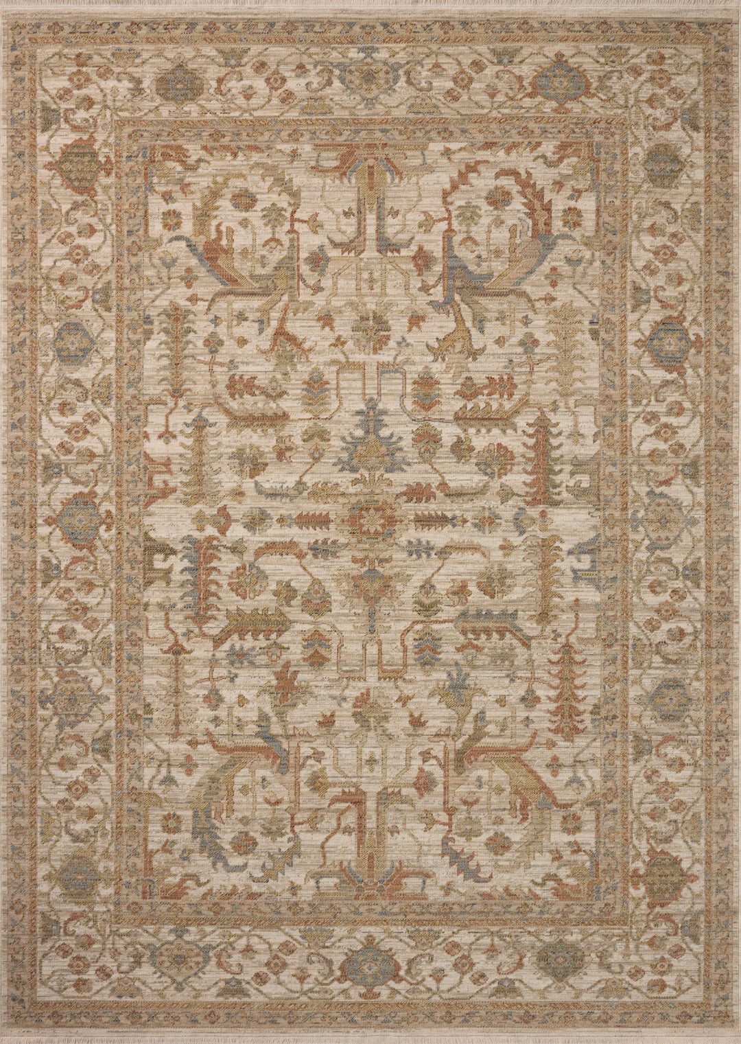 Loloi Reign Ivory / Sunset Rug 12'-7" x 12'-7" Square