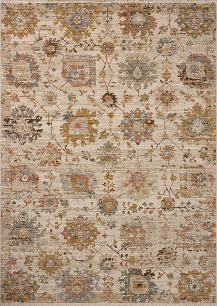 Loloi Reign Ivory / Multi Rug 12'-7" x 12'-7" Square