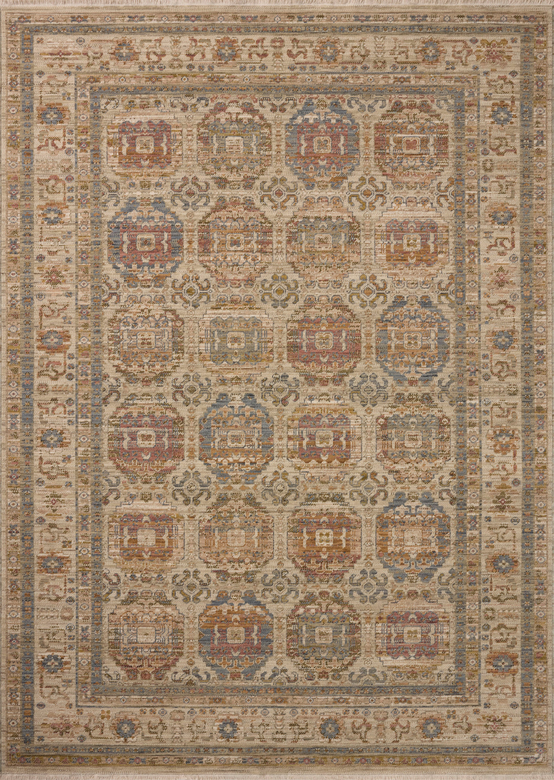 Loloi Reign Dove / Multi Rug 12'-7" x 12'-7" Square
