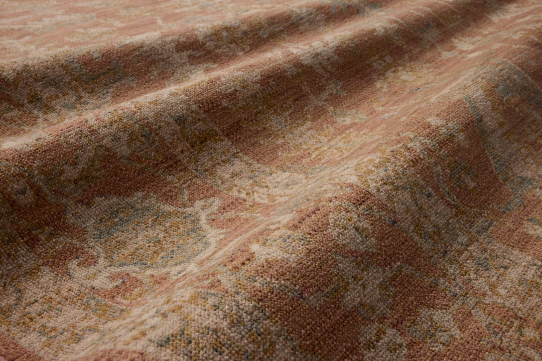Loloi Reign Terracotta / Sky Rug detail image