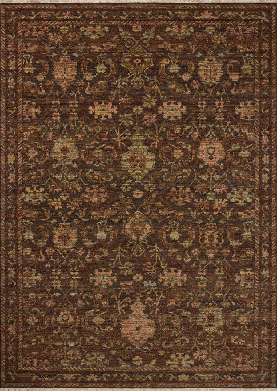 Loloi Reign Earth / Clay Rug 12'-7" x 12'-7" Square