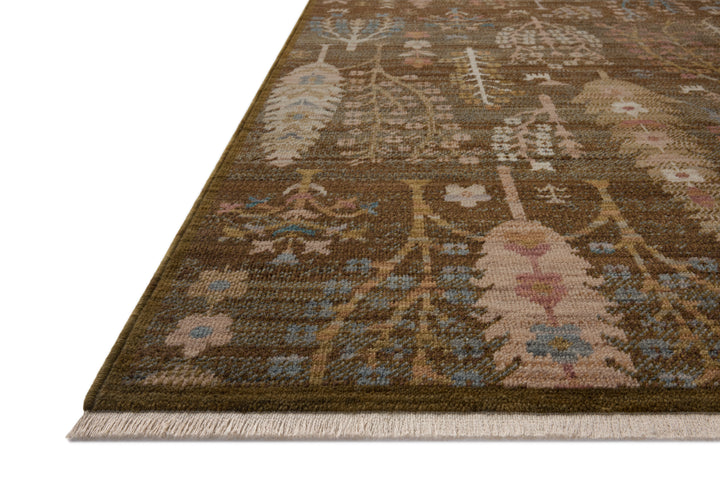 Loloi Reign Moss   / Multi Rug detail image