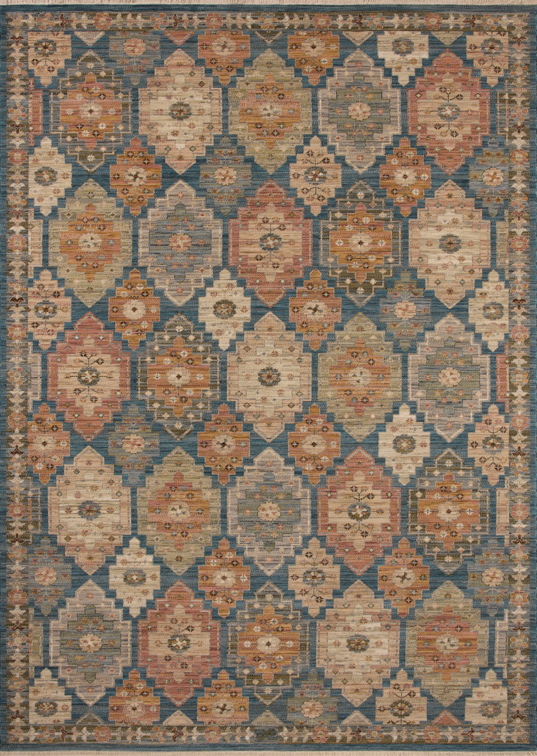 Loloi Reign Blue / Multi Rug 12'-7" x 12'-7" Square
