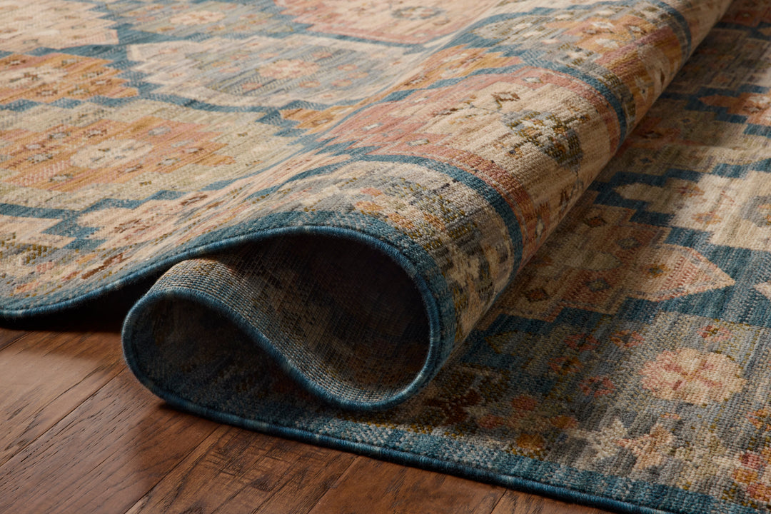 Loloi Reign Blue / Multi Rug detail image