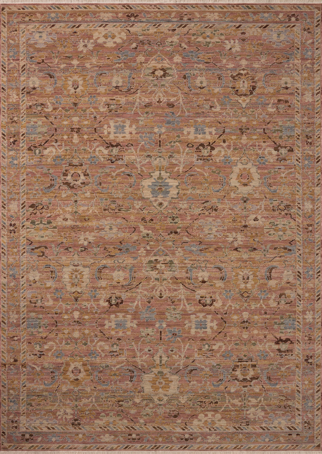 Loloi Reign Pink / Multi Rug 12'-7" x 12'-7" Square