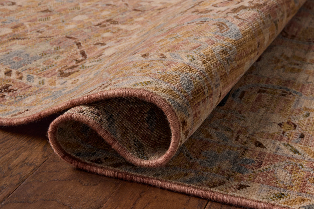 Loloi Reign Pink / Multi Rug detail image