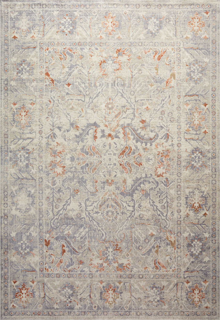 Chris Loves Julia x Loloi Rosemarie Oatmeal / Lavender Rugs