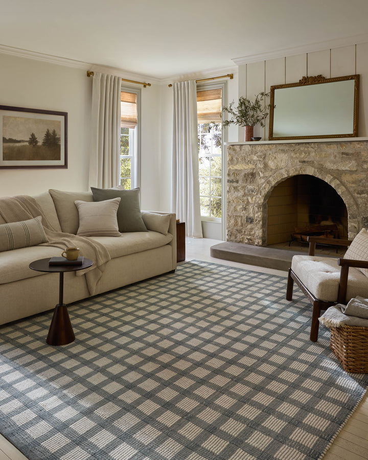 Magnolia Home by Joanna Gaines x Loloi Ryder Blue / Ivory Rugs