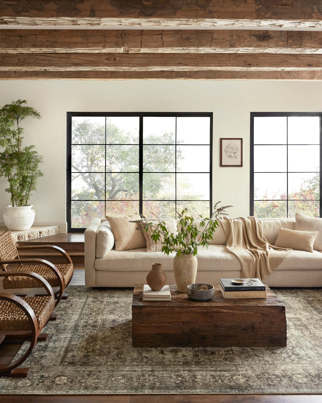 Magnolia Home by Joanna Gaines x Loloi Sinclair Pebble / Taupe Rugs