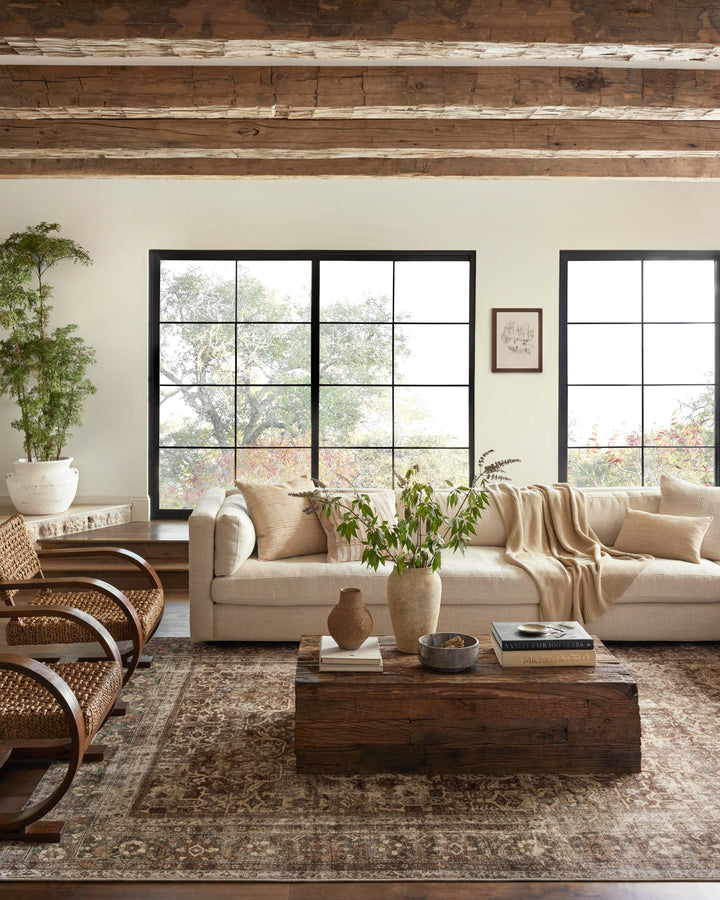 Magnolia Home by Joanna Gaines x Loloi Sinclair Rust / Lagoon Rugs