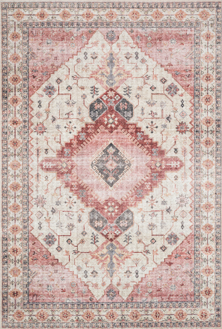 Loloi II Skye Ivory / Berry Rugs