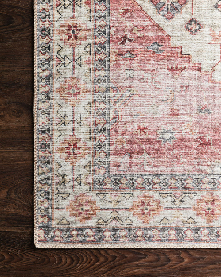 Loloi II Skye Ivory / Berry Rugs
