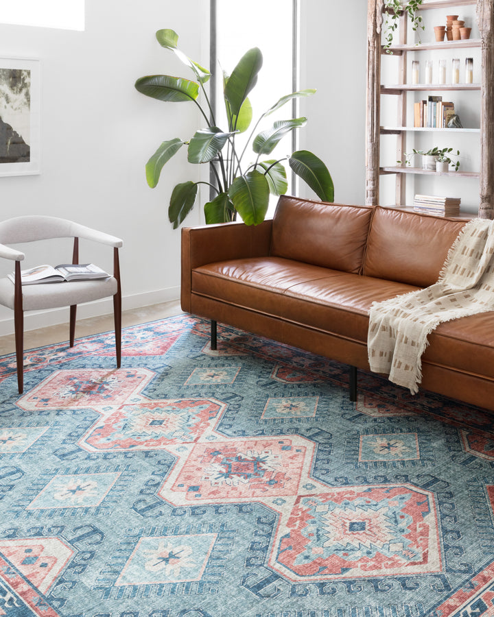 Loloi II Skye Turquoise / Terracotta Rugs