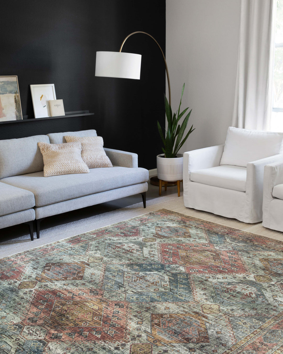 Loloi II Skye Apricot / Mist Rugs
