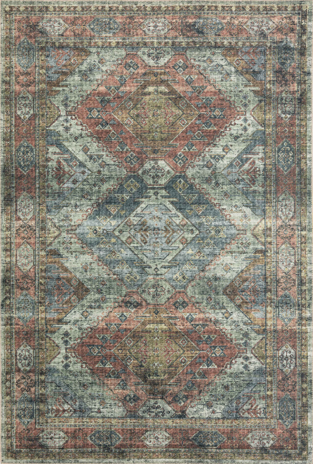 Loloi II Skye Apricot / Mist Rugs